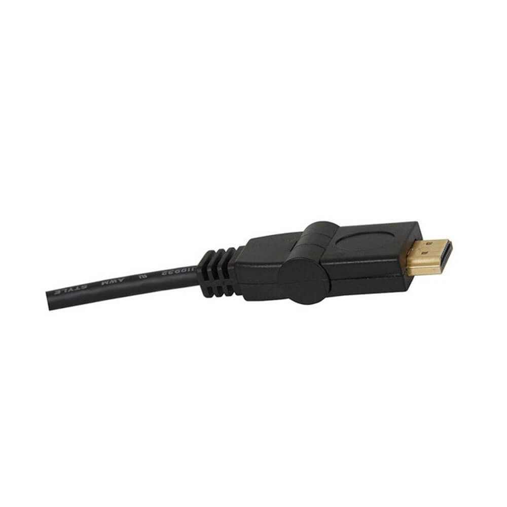 HDMI 1.3 Rotating Plug to Plug Audio Visual Cable 1.5m