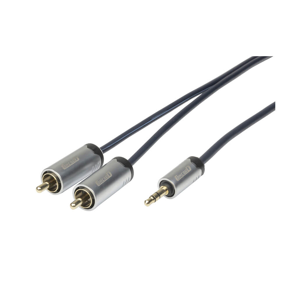 Concord 3.5mm Stereo Plug to 2 RCA Plugs