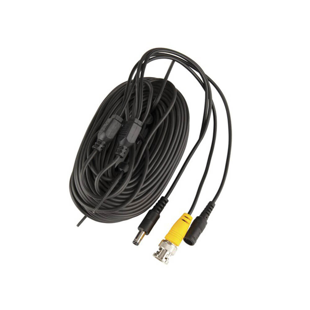 Economy CCTV Direct Current Video and Power Cable 18m