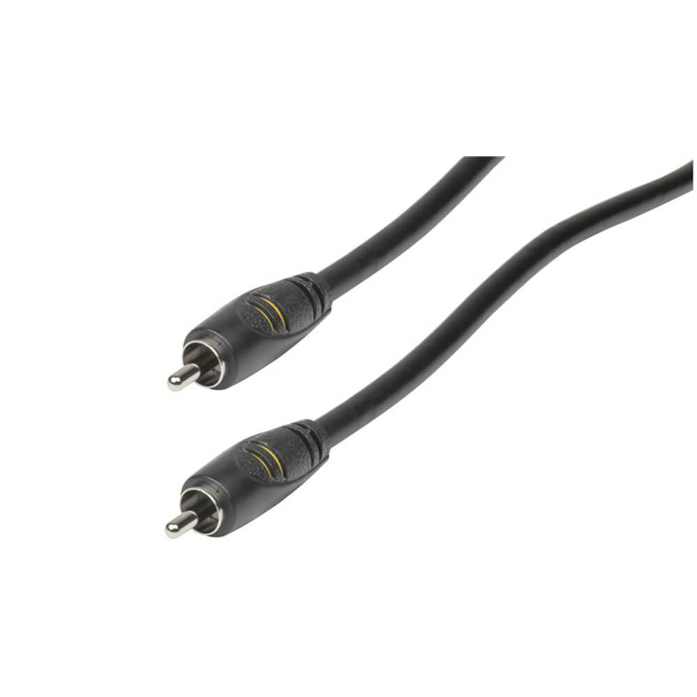 RCA Plug to Plug RG59U Coaxial Cable (Yellow)