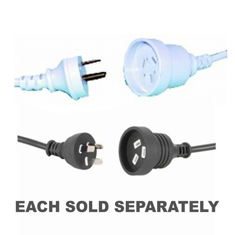 Mains Extension Cable with Flange 240V 10A (5m)