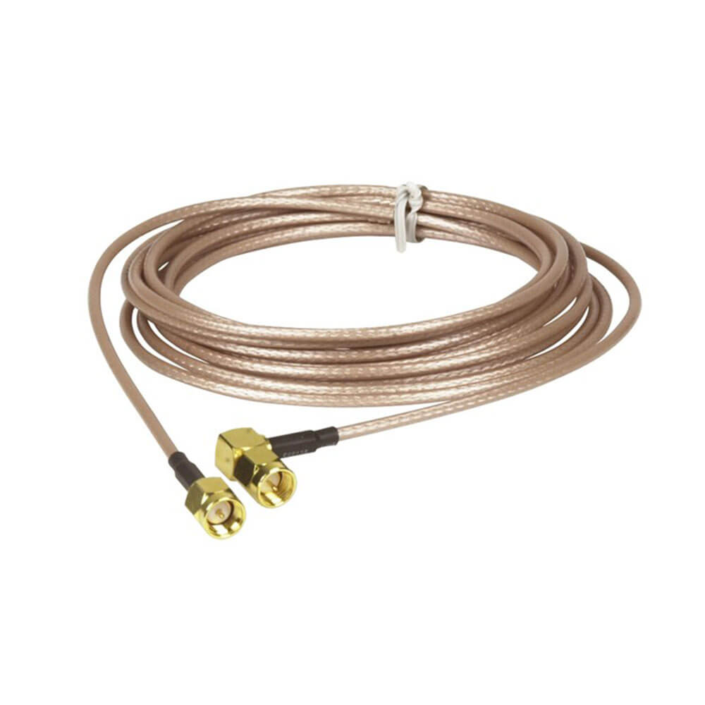 SMA Plug to Plug Coaxial Cable Gold 1m