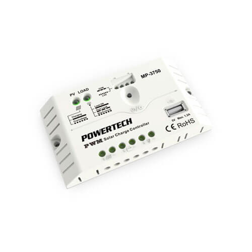 Powertech Solar Charge Controller with USB (12V/24V)