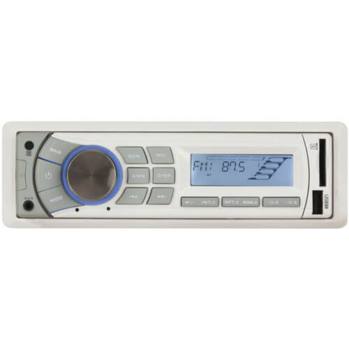 Marine Tech AM or FM Radio with MP3 Player and Bluetooth
