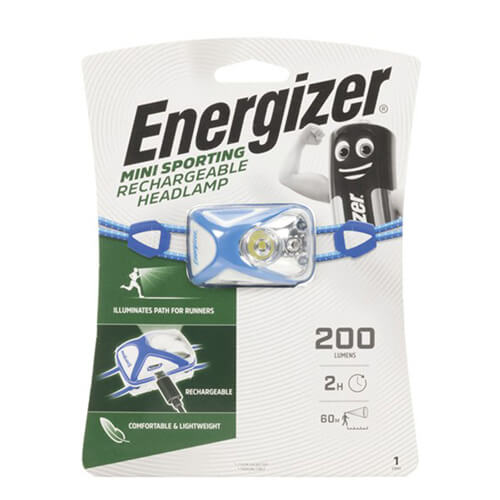 Sports Head Torch Rechargeable LED Energizer