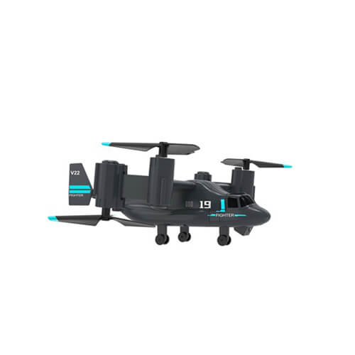 Remote Control 2-in-1 Air & Land Helicopter with Hover Mode