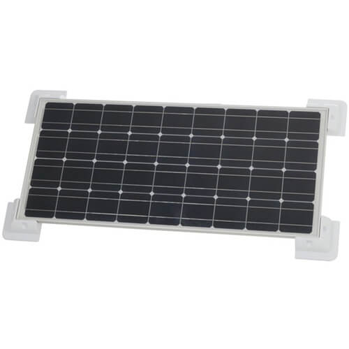 ABS Solar Panel Corner Mounting Brackets White (4pk)