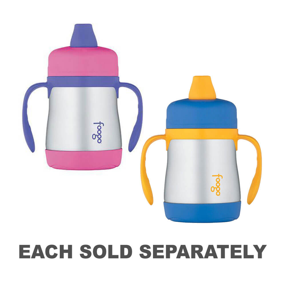 200mL Foogo S/Steel Vac Insul Soft Spout Sippy Cup