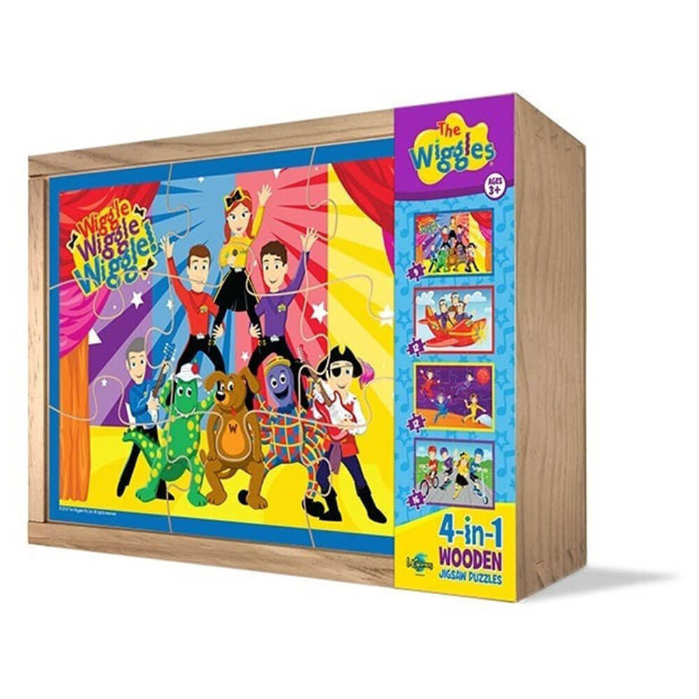 The Wiggles 4 In 1 Wooden Jigsaw Puzzles