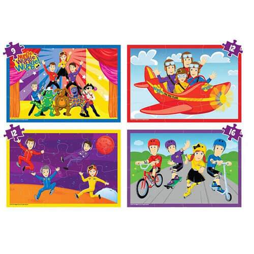 The Wiggles 4 In 1 Wooden Jigsaw Puzzles