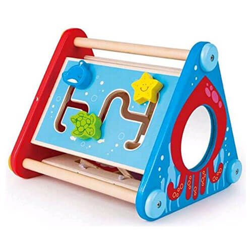 Hape Take-Along Activity Box Toddler Wooden Toy