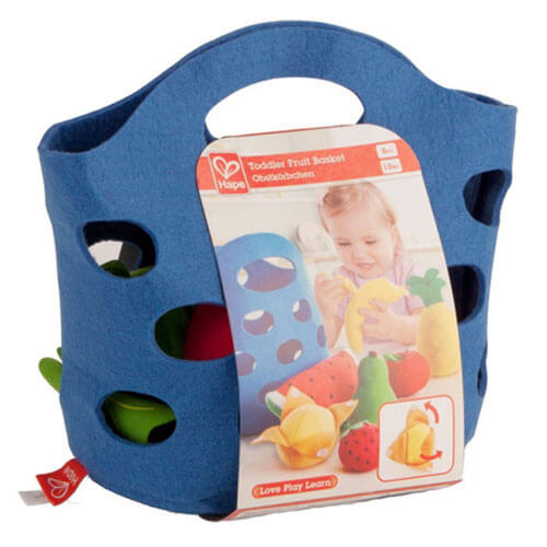 Hape Toddler Fruit Basket Soft Toy