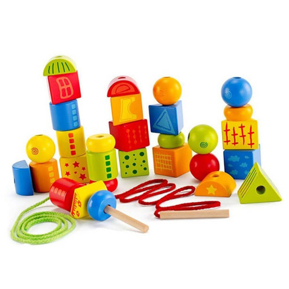Hape String-Along Shapes Learning Wooden Toy