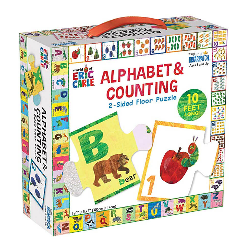 The World of Eric Carle 2 Sided Alphabet & Counting Puzzle
