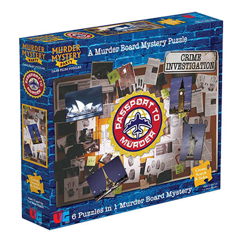 Murder Mystery Party Case File Puzzle
