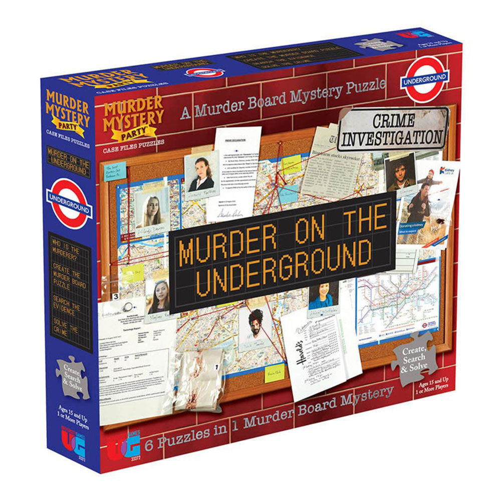 Murder Mystery Party Case File Puzzle