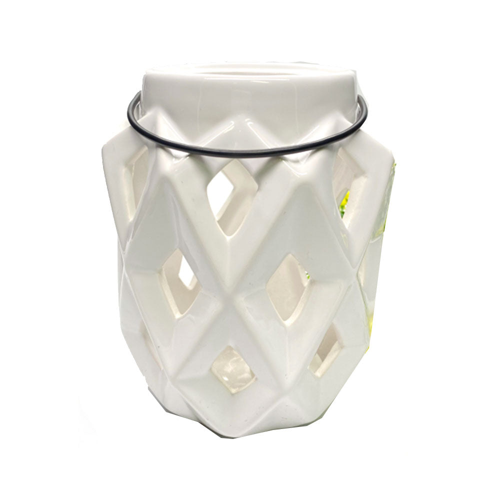 Ceramic Elegant Candle Lantern (14x14x19cm)