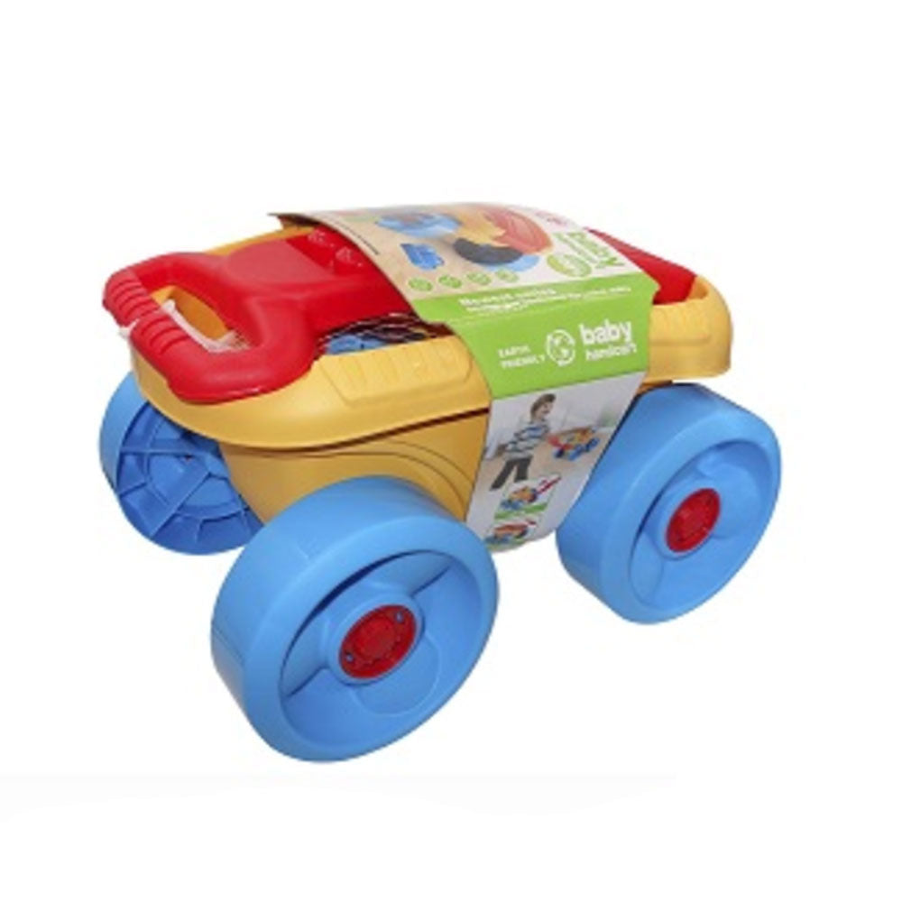 Toy Trolley with Blocks Set 22pcs