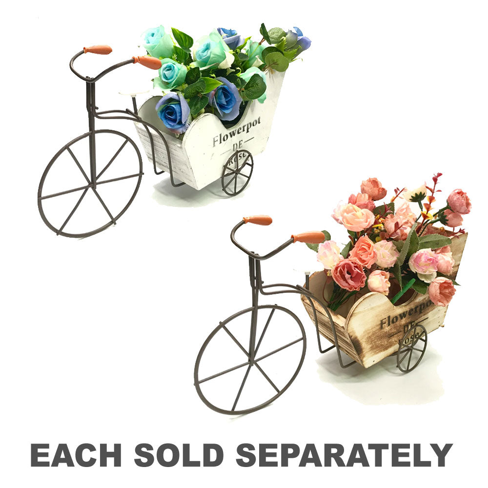 Flowerpot de Rose 3-Wheeled Bicycle w/ Flower Décor