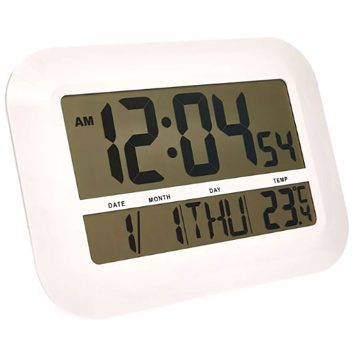 Jumbo LCD Calendar Clock