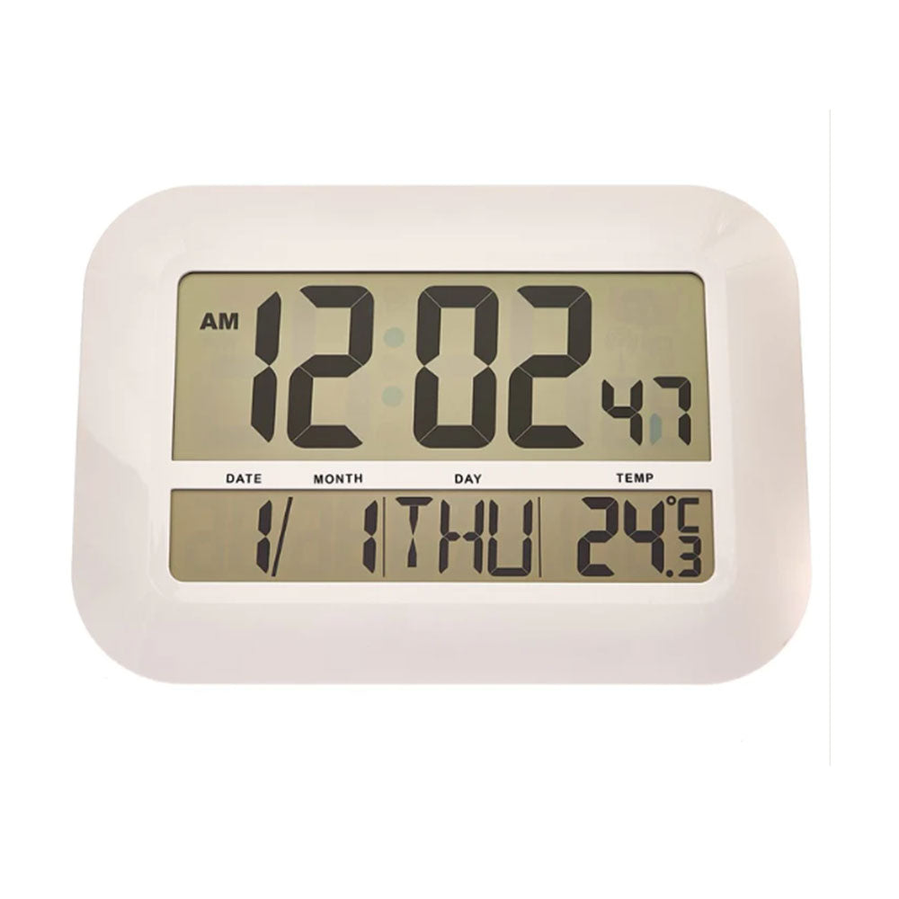 Jumbo LCD Calendar Clock