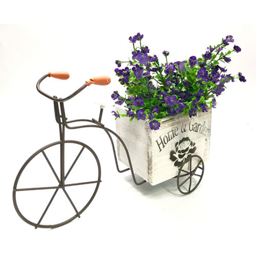 Home & Garden 3-Wheeled Bicycle w/ Flower Box Décor
