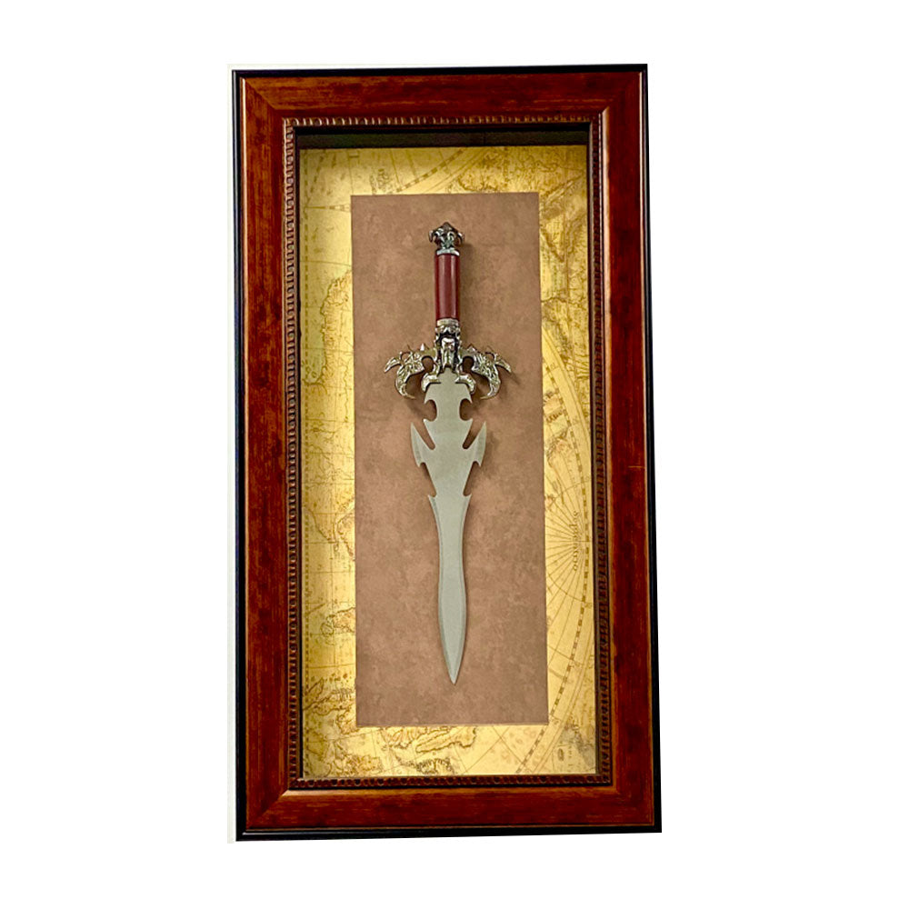 Antique Sword with Glass Face Frame Home Decor