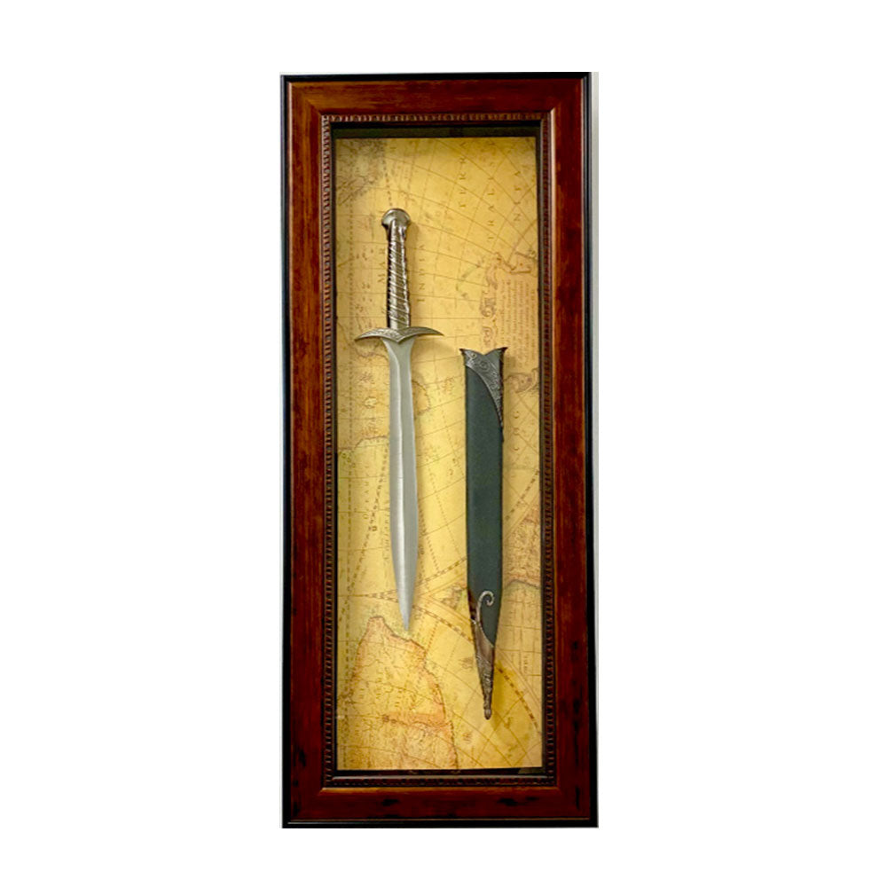 Antique Sword & Scabbard in Timber Frame Decor