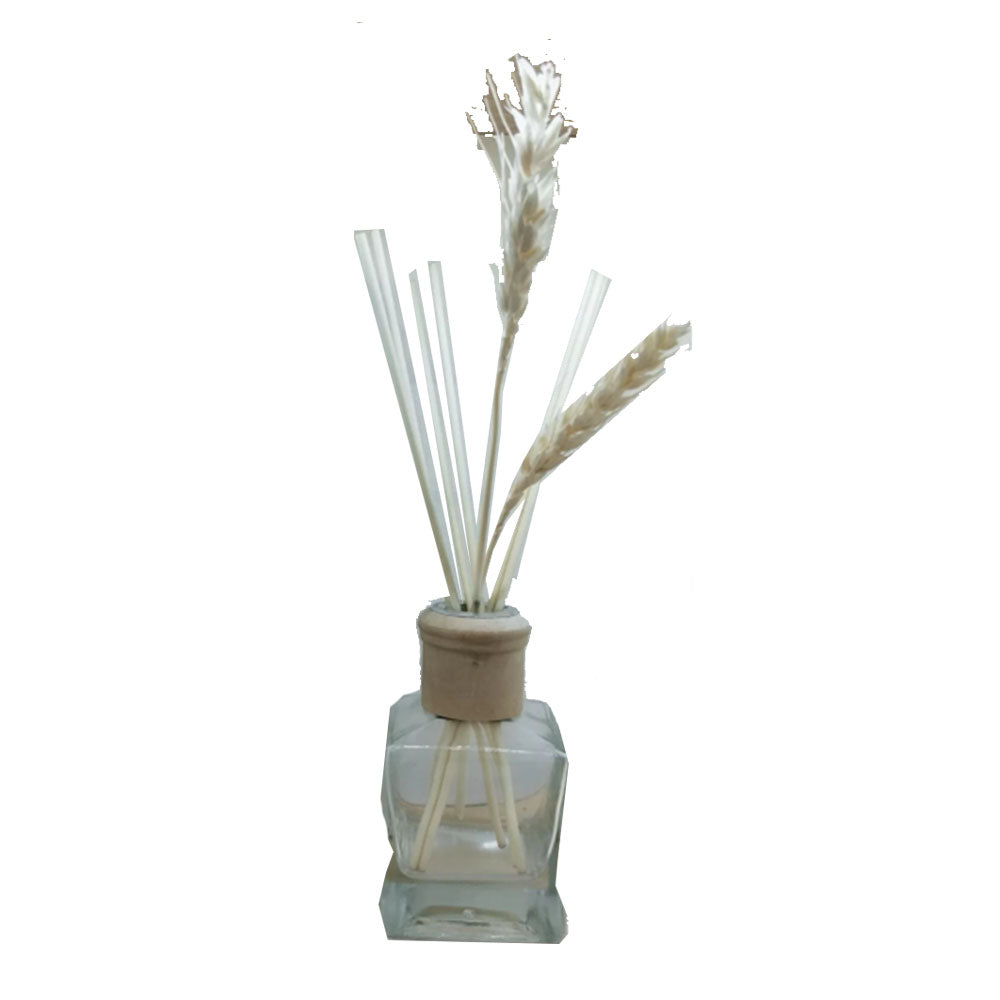 Aromatic Reed Diffuser in a Clear Bottle with Fragrance Oil