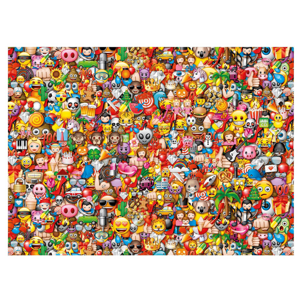 Clementoni Puzzle Emoji Impossible Puzzle (1000 Pieces)