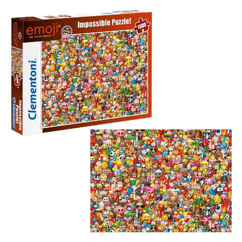 Clementoni Puzzle Emoji Impossible Puzzle (1000 Pieces)