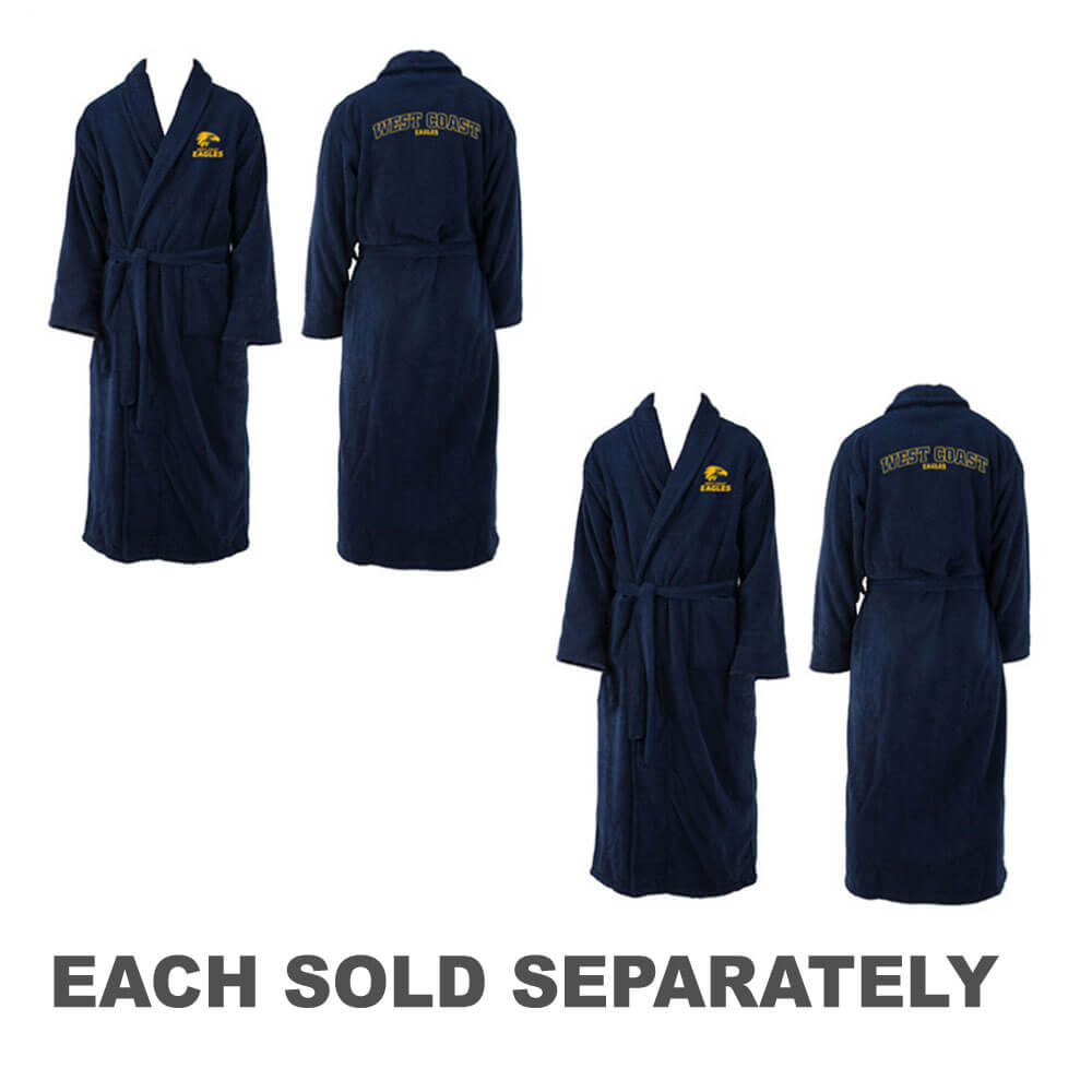 AFL Bathrobe Long Sleeve Youth West Coast Eagles