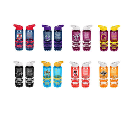 NRL Tritan Drink Bottle with Wrist Bands
