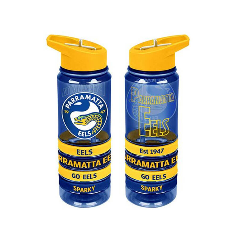 NRL Tritan Drink Bottle with Wrist Bands