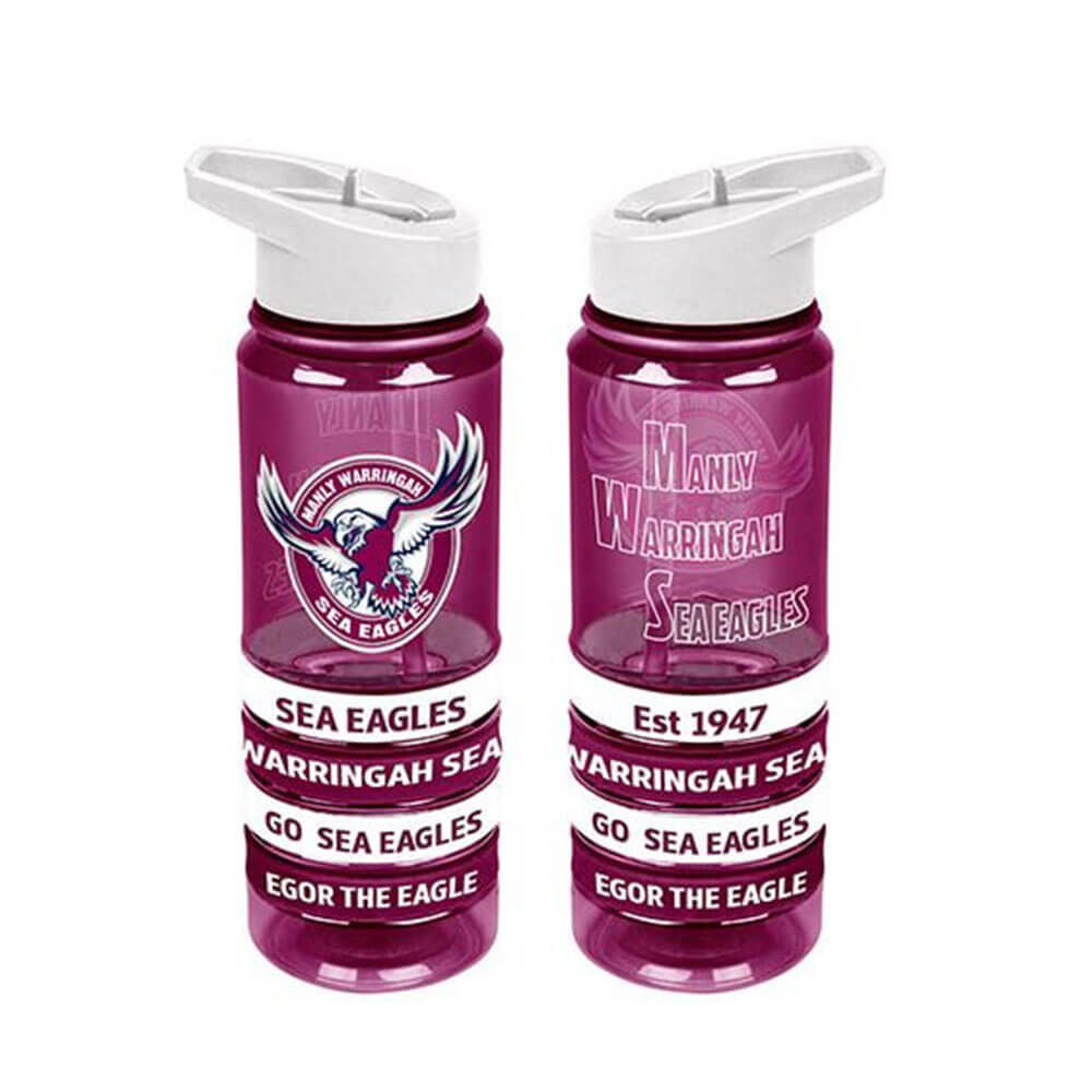 NRL Tritan Drink Bottle with Wrist Bands