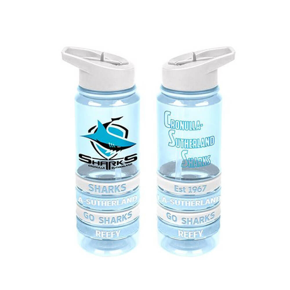 NRL Tritan Drink Bottle with Wrist Bands