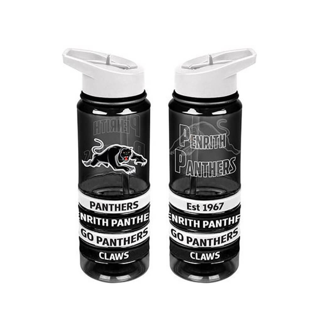 NRL Tritan Drink Bottle with Wrist Bands
