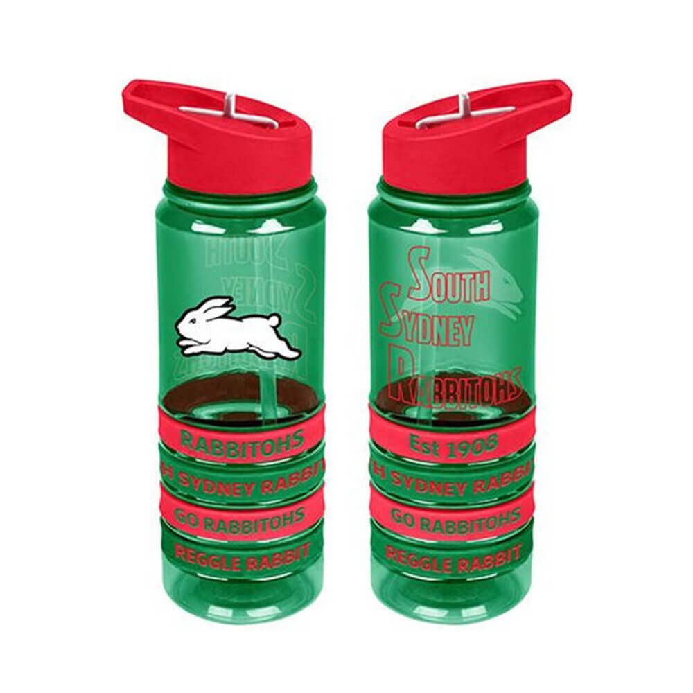 NRL Tritan Drink Bottle with Wrist Bands