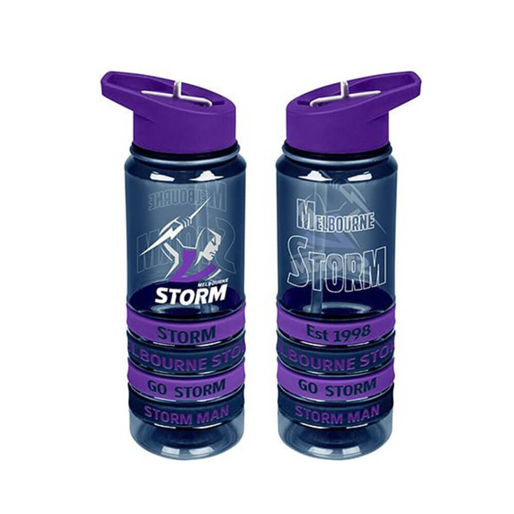 NRL Tritan Drink Bottle with Wrist Bands