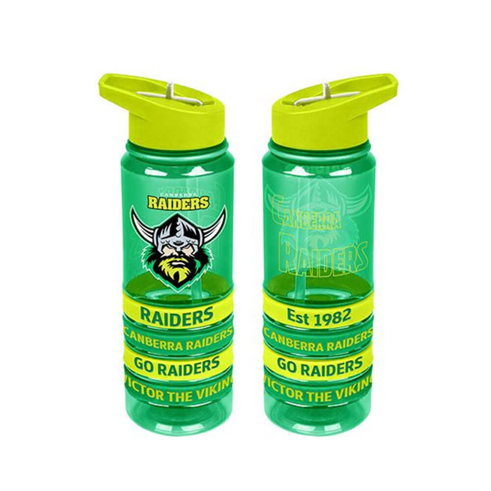 NRL Tritan Drink Bottle with Wrist Bands