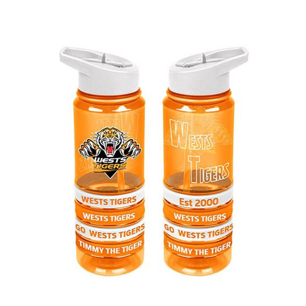 NRL Tritan Drink Bottle with Wrist Bands