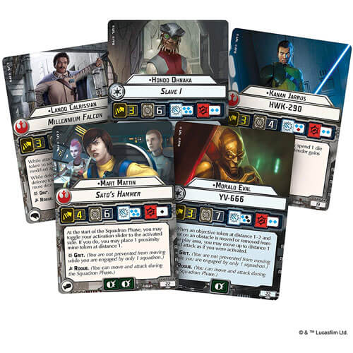 Star Wars Armada Rebellion in the Rim Card Games