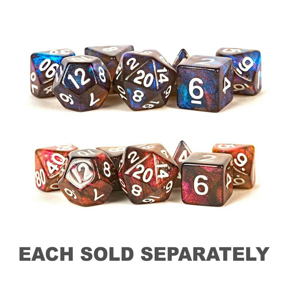 MDG Polyhedral Dice Set Stardust 16mm