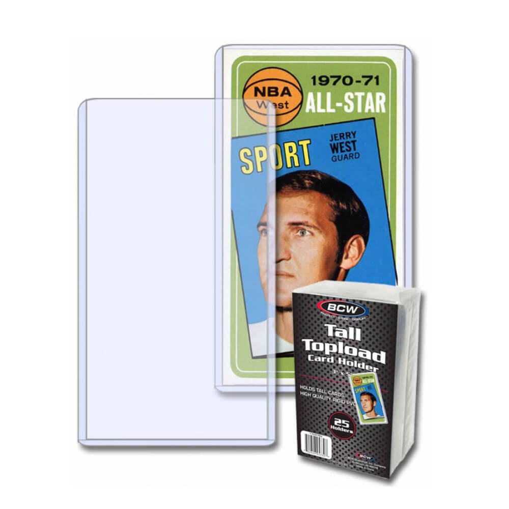 BCW Topload Card Holder Tall (3" x 5")