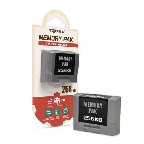 N64 Tomee 256KB Memory Pak Controller Pack Card