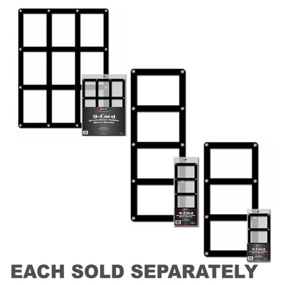 BCW Screwdown Holder (Black Border)