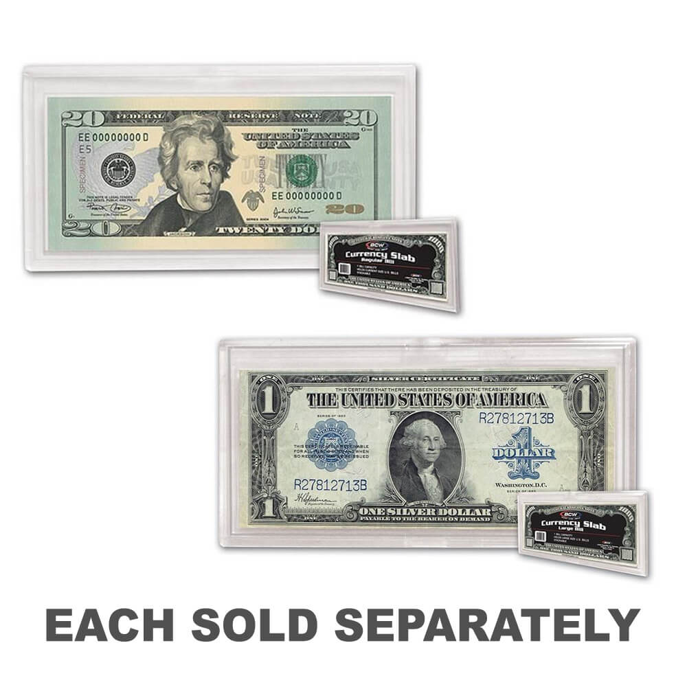 BCW Deluxe Currency Slab