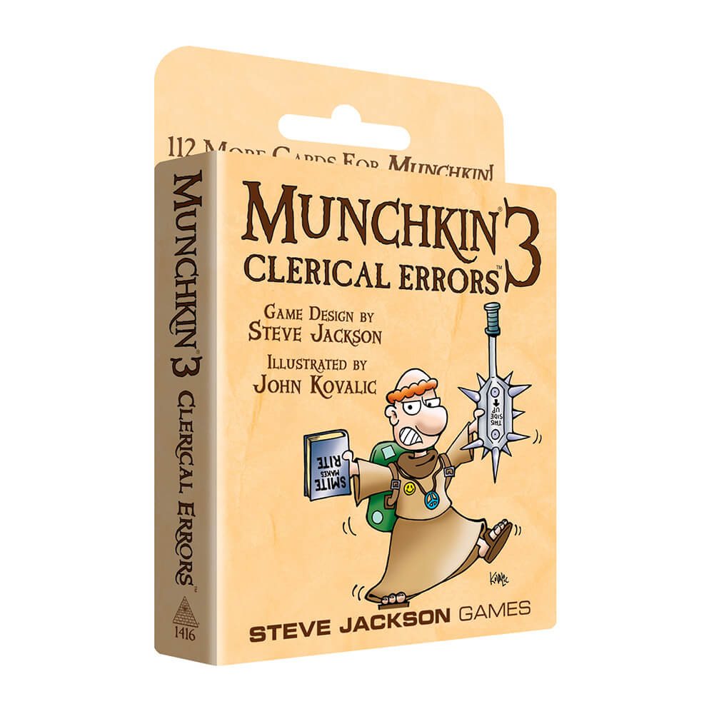 Munchkin 3 Clerical Errors Card Game
