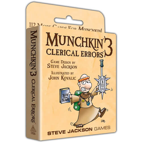 Munchkin 3 Clerical Errors Card Game