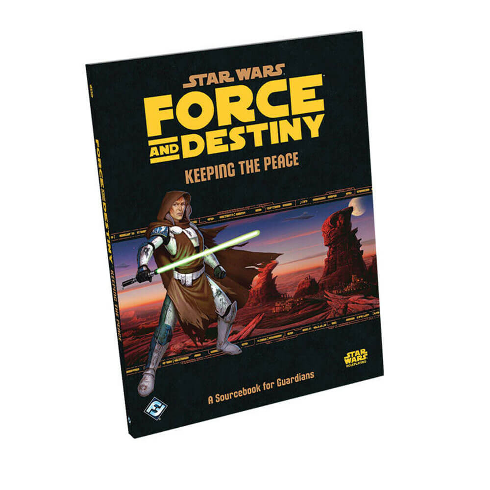 Star Wars RPG Force and Destiny Keeping The Peace Board Game